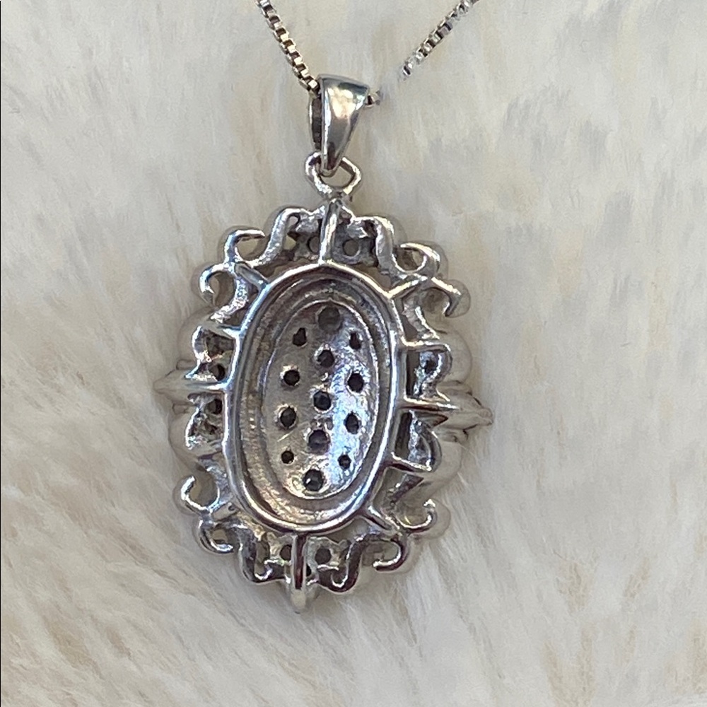 Tanzanite Cluster Pendant - Picture 2 of 5